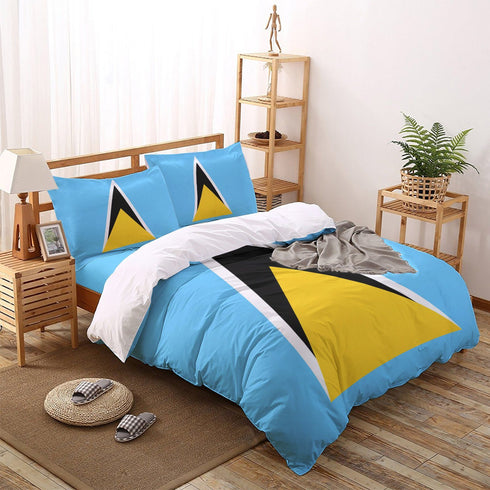 Saint Lucia Duvet Set - CaribeHeart Saint Lucia